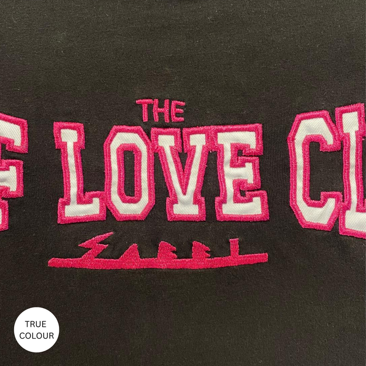 THE VERY OVERSIZED SELF LOVE CLUB TEE  - BLACK