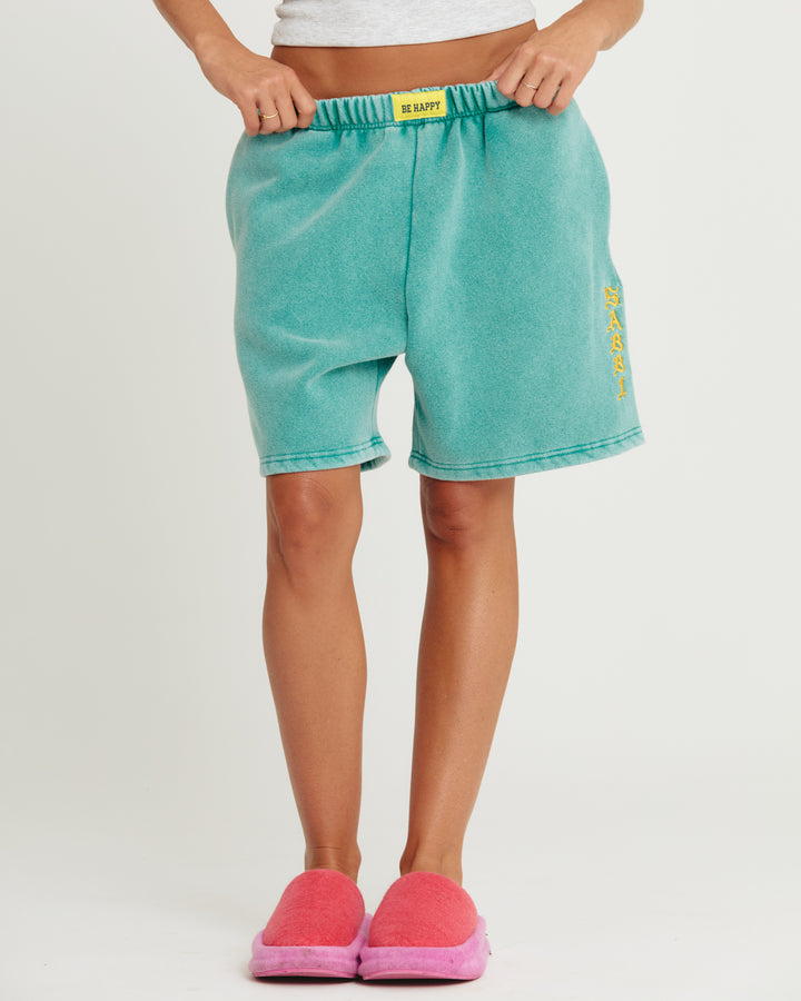 THE BE HAPPY SHORTS - GREEN