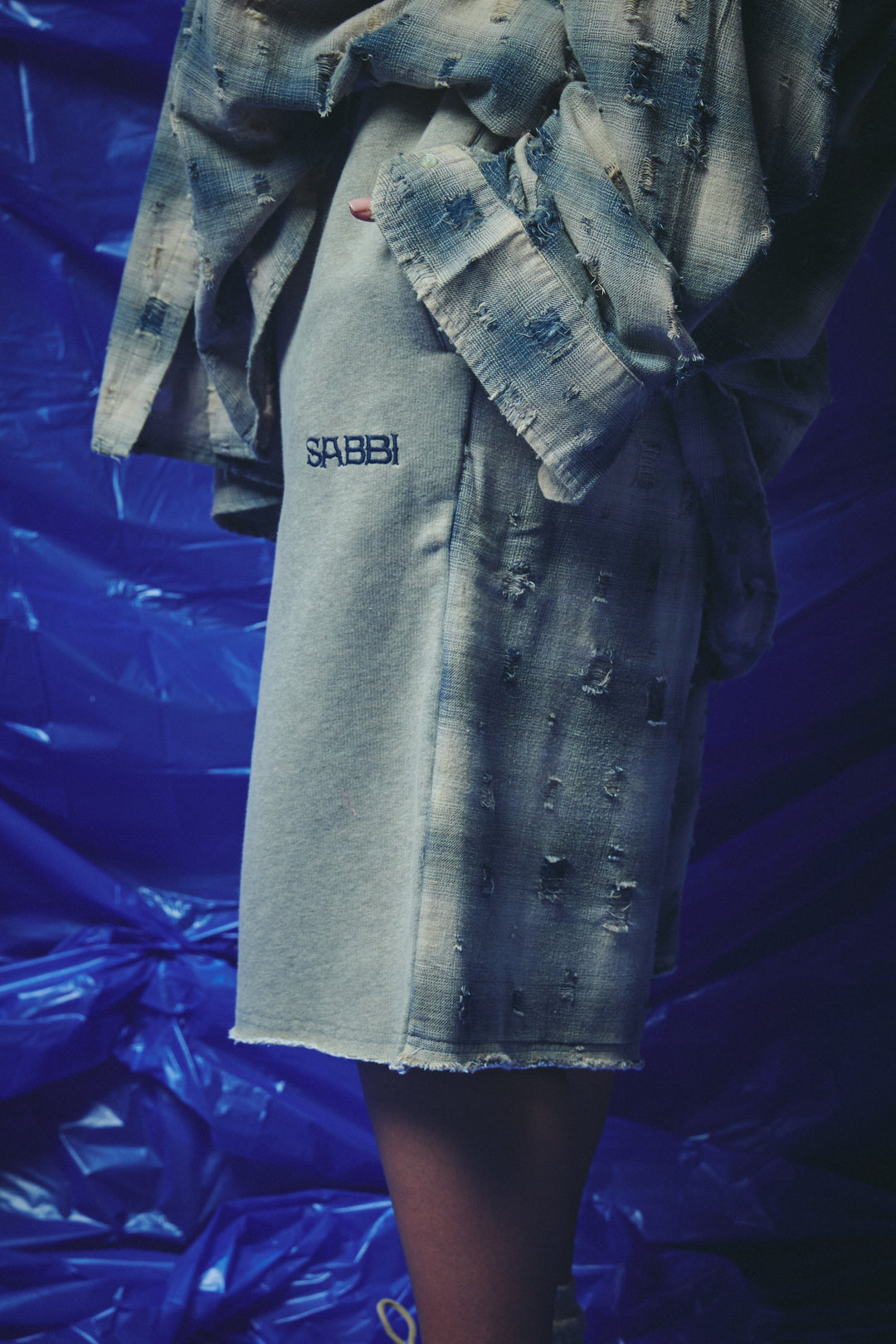 CHECK MATE SHORTS - BLUE