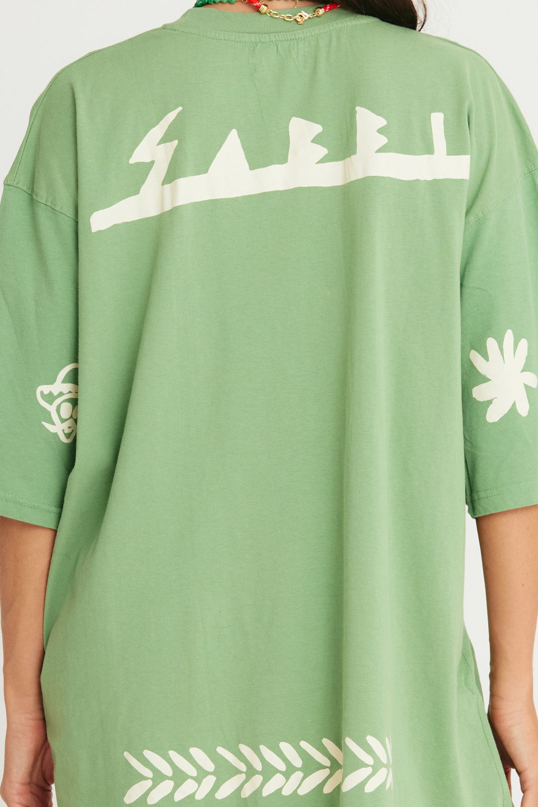 THE VERY OVERSIZED MARGIE TEE - ARMY