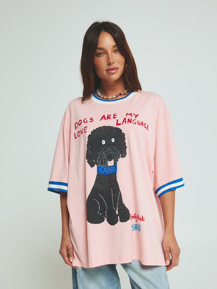 DOGS ARE MY LOVE LANGUAGE TEE
