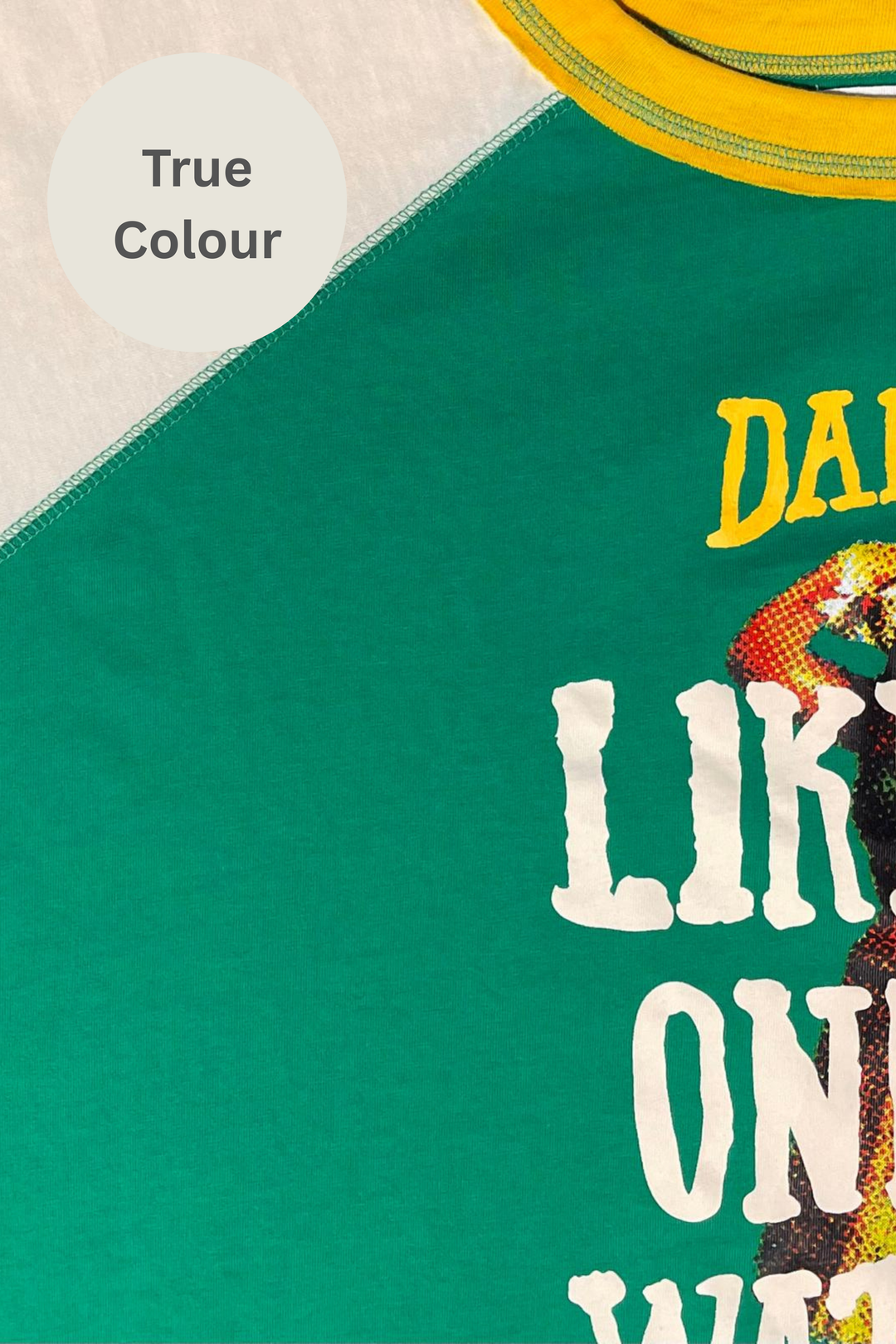THE DANCE RAGLAN TEE - GREEN