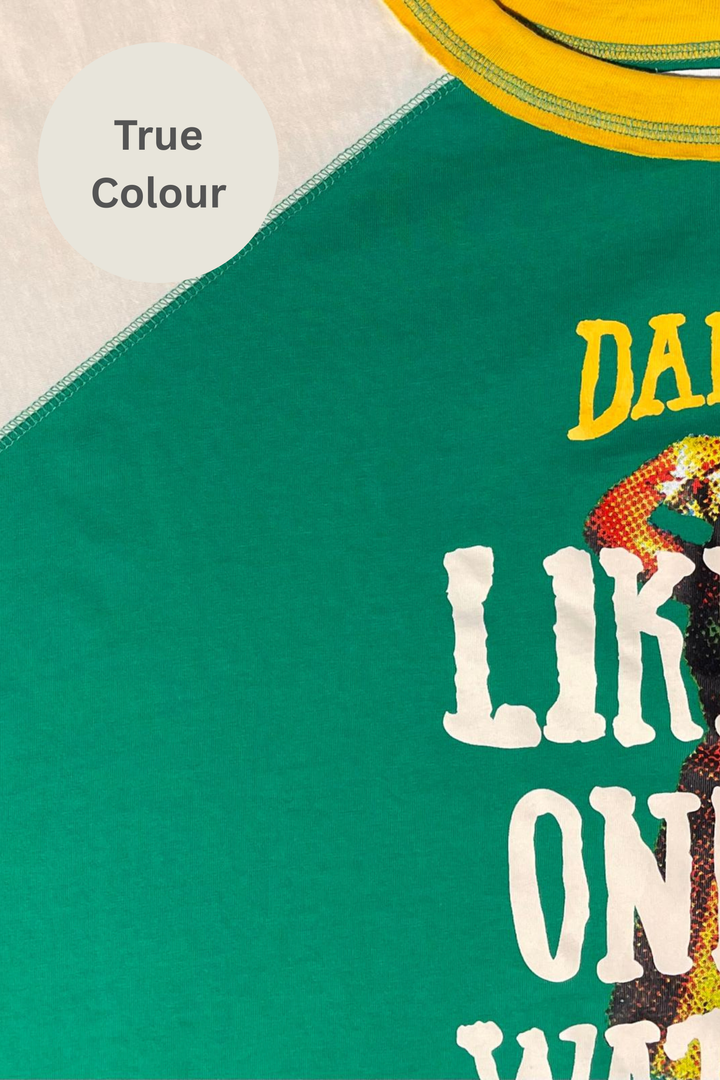 THE DANCE RAGLAN TEE - GREEN