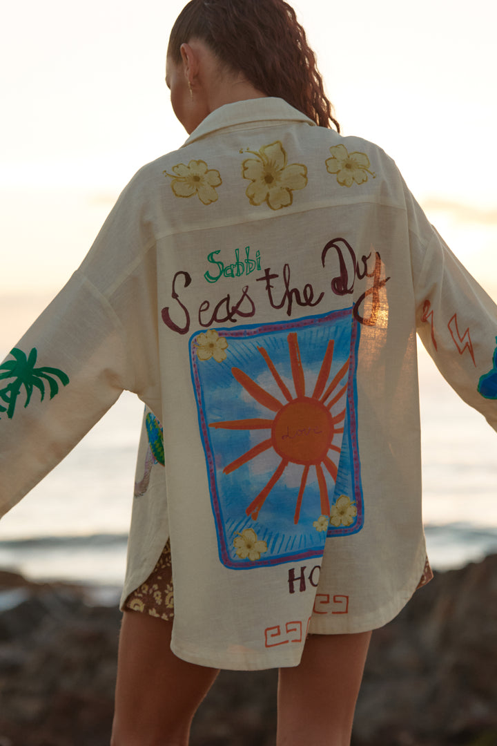 THE DON JULIO SHIRT - SEAS THE DAY - CREAM