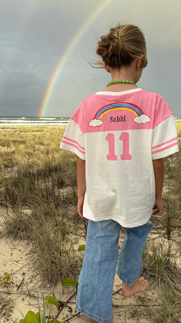 THE KIDS PONY CLUB TEE - PINK