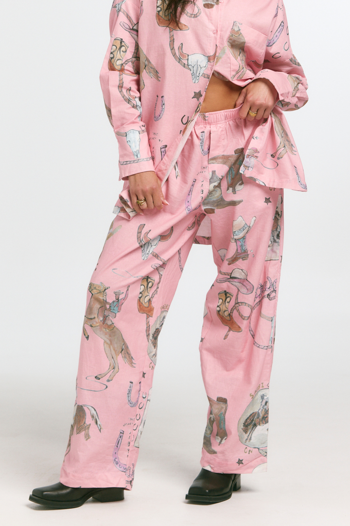 THE EL JIMBADOR PANT - WESTERN PINK