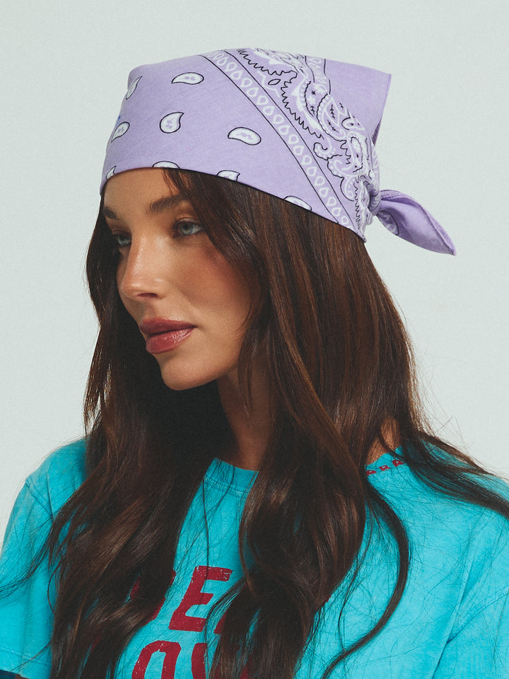 HEAD HUG BANDANA - LILAC