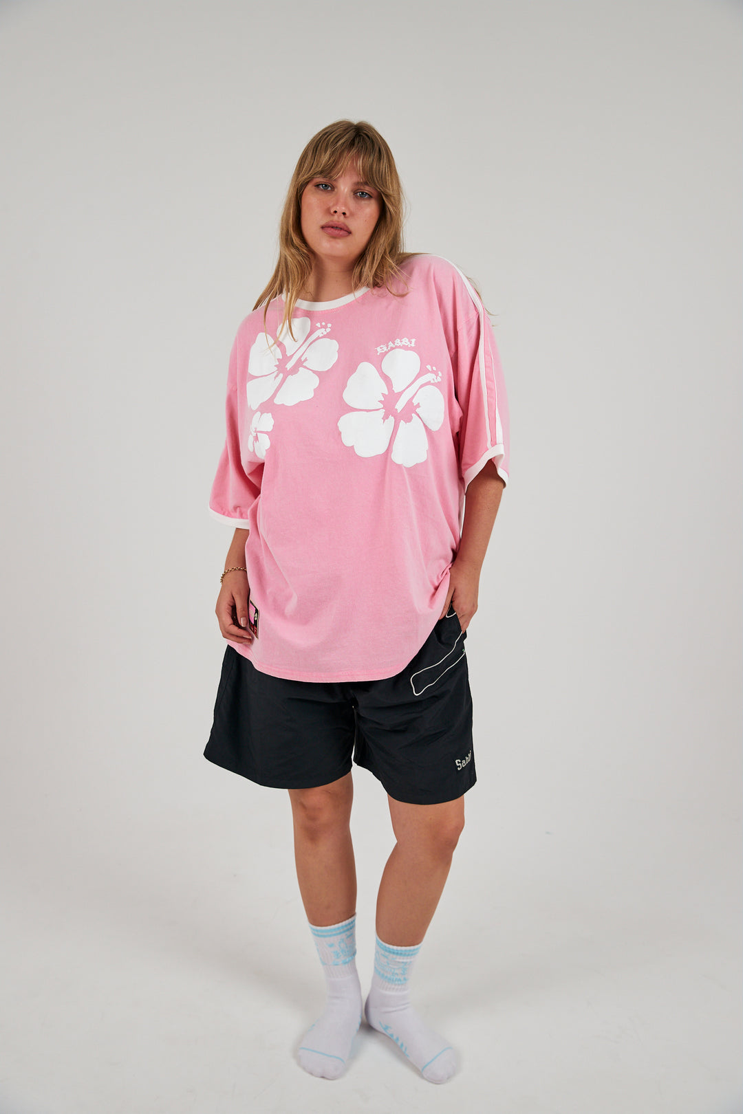 THE HIBISCUS TEE - PINK