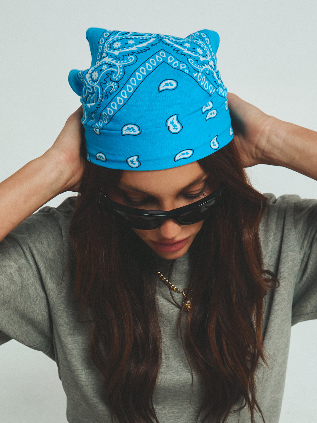 HEAD HUG BANDANA - BLUE