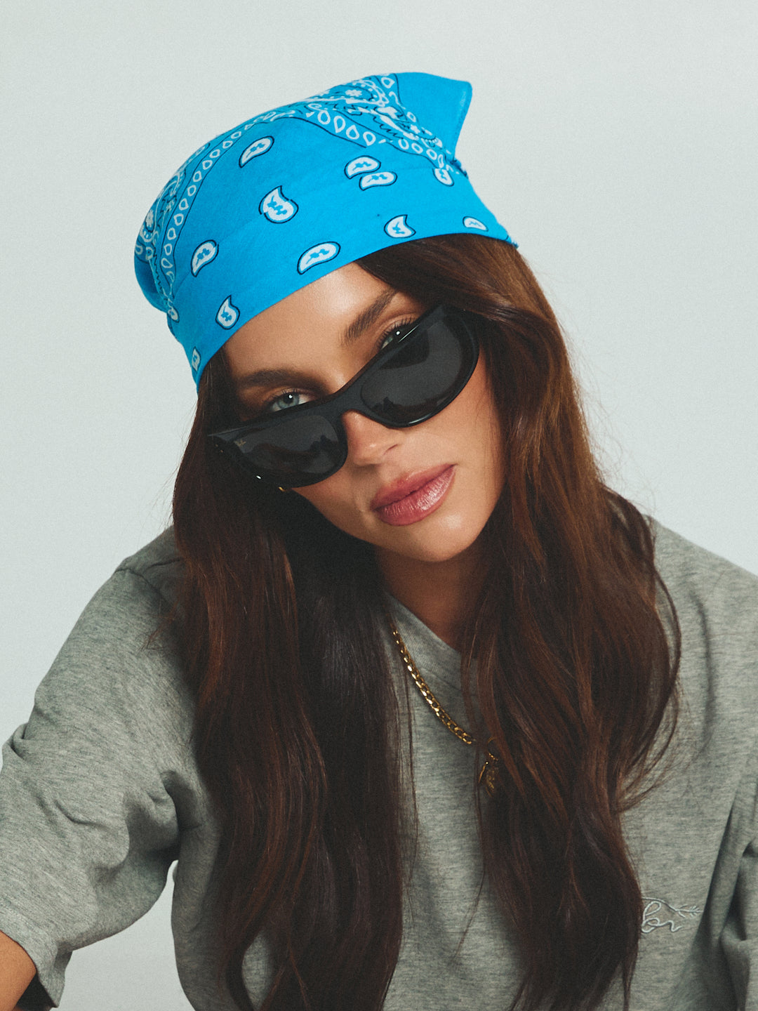 HEAD HUG BANDANA - BLUE