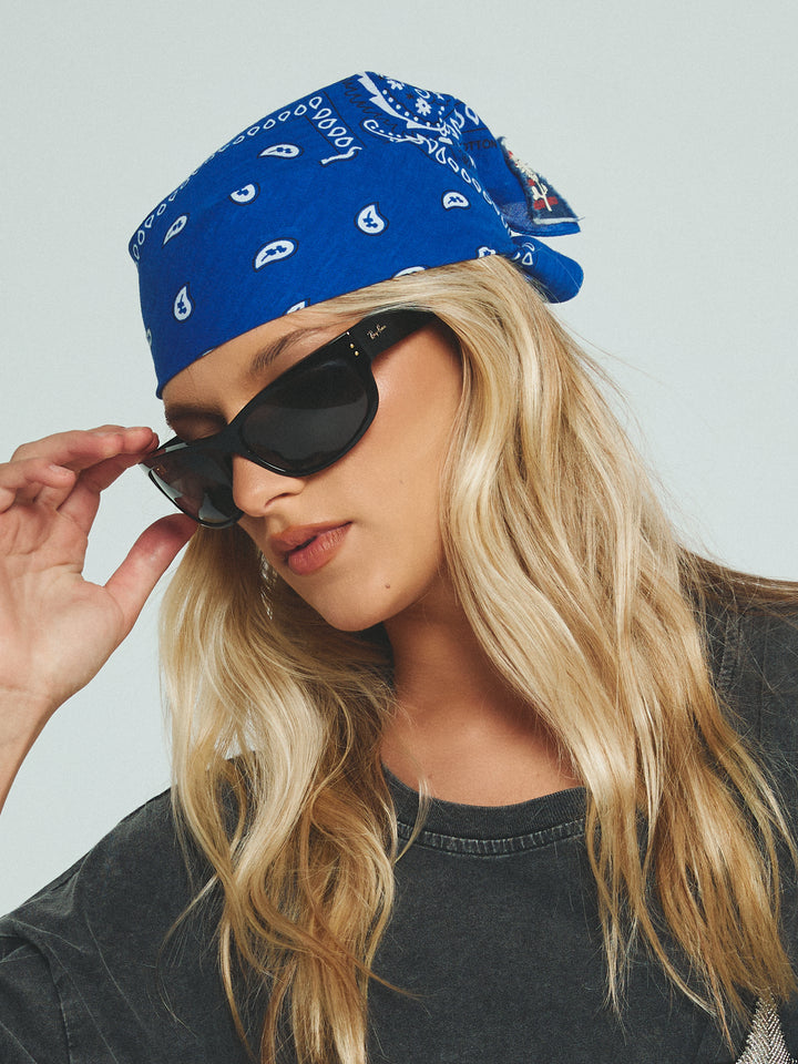 HEAD HUG BANDANAS - ROYAL BLUE