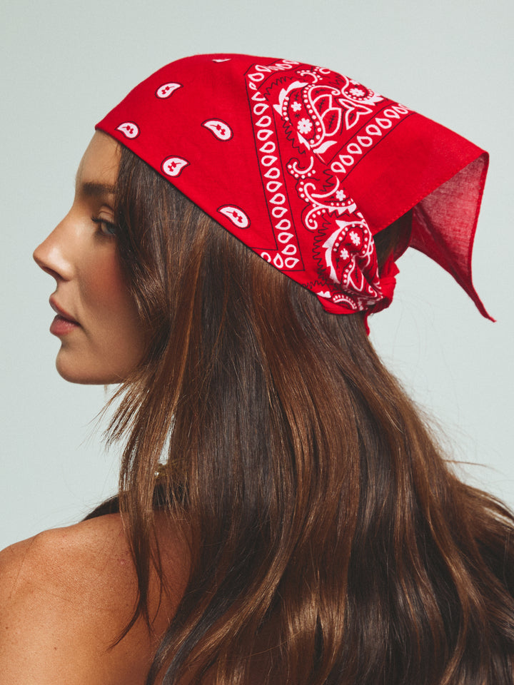 HEAD HUG BANDANA - RED