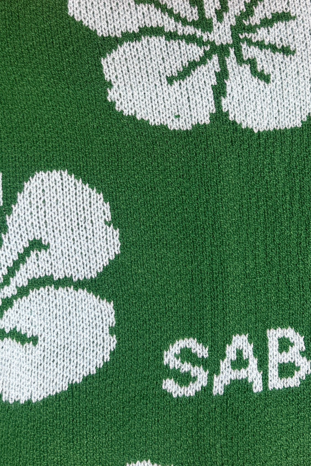 THE HIBISCUS KNIT BIKE SHORT - GREEN