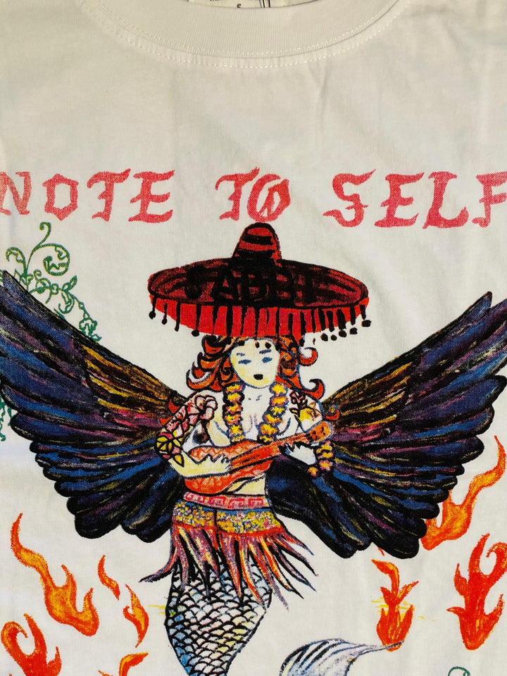 NOTE TO SELF TEE  - WHITE