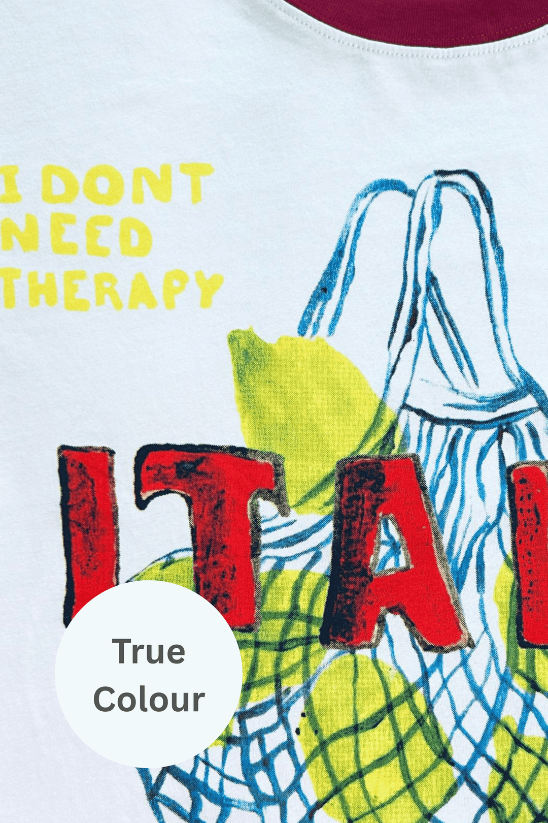 THE VERY OVERSIZED ITALY TEE - SKY