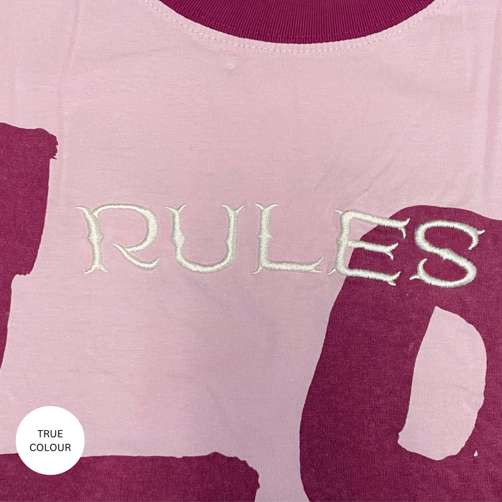 THE VERY OVERSIZED LOVE REVOLUTION TEE - PINK