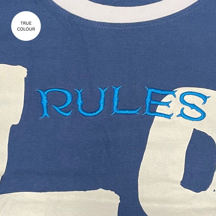 THE VERY OVERSIZED LOVE REVOLUTION TEE - BLUE