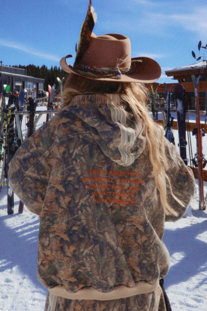 THE NAME YOURSELF HOODIE - TREE CAMO