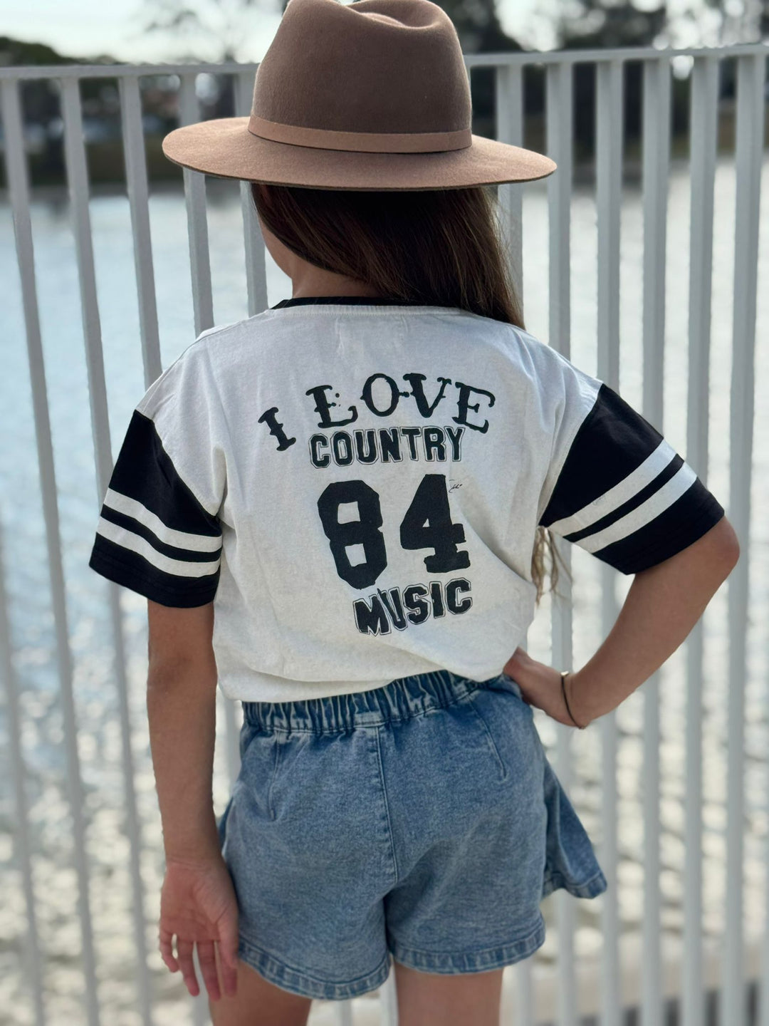 KIDS I LOVE RODEO TEE - MARSHMALLOW