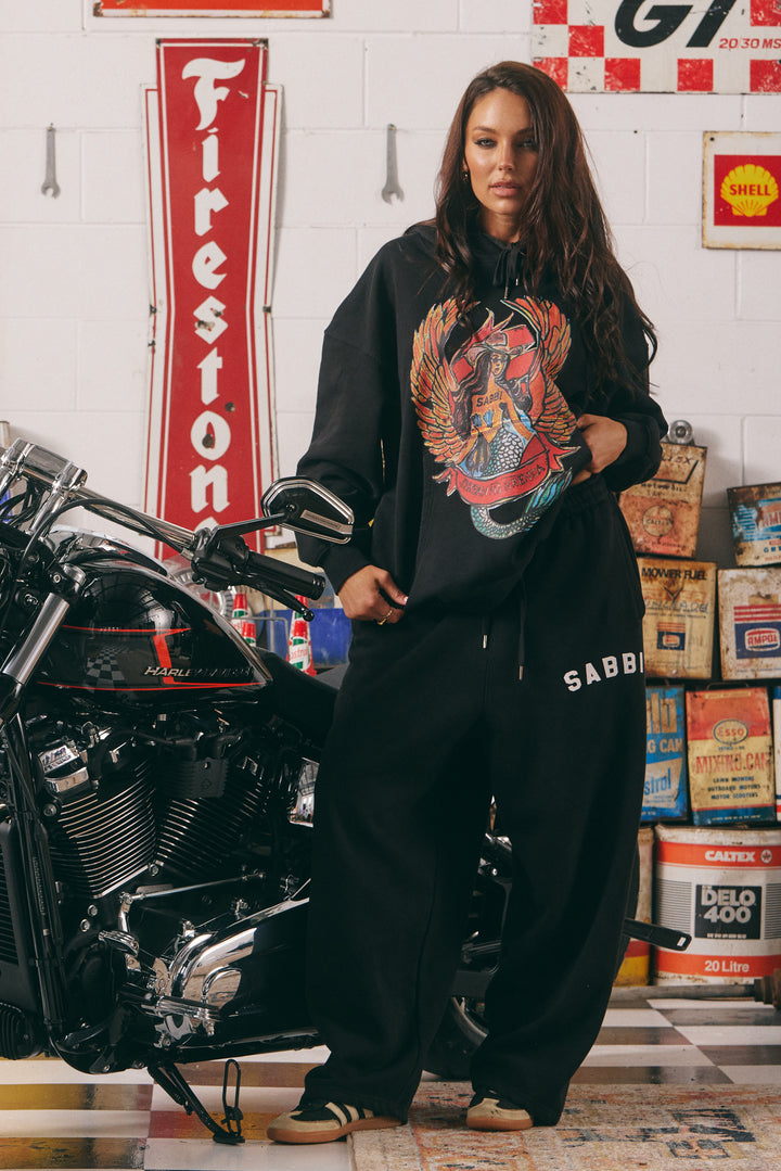 THE BRENDA ENERGY HOODIE - BLACK