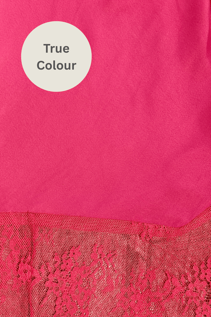 THE LACE MAXI DRESS - PINK