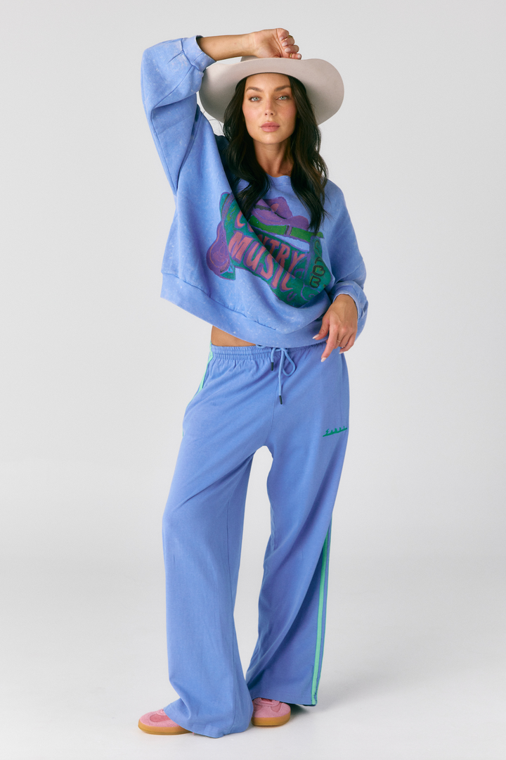 THE CHIDO PANTS  - PERIWINKLE