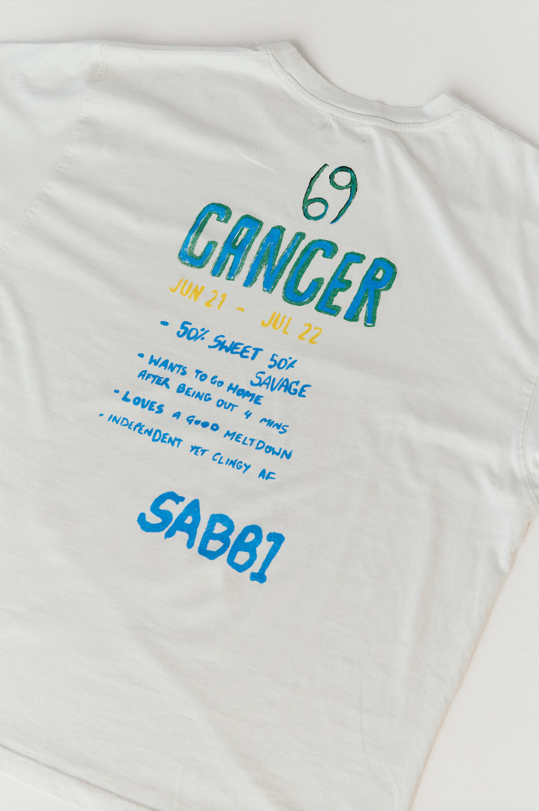THE VERY OVERSIZED CANCER TEE - ICE MELT