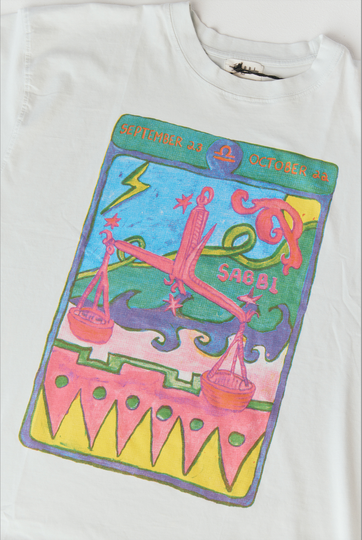 THE VERY OVERSIZED LIBRA TEE - ICE MELT