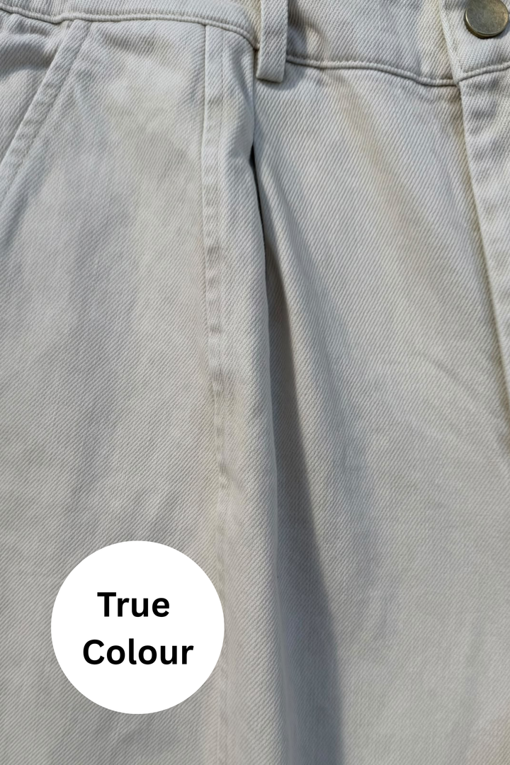 THE ART OF BUTTON UP JORT
