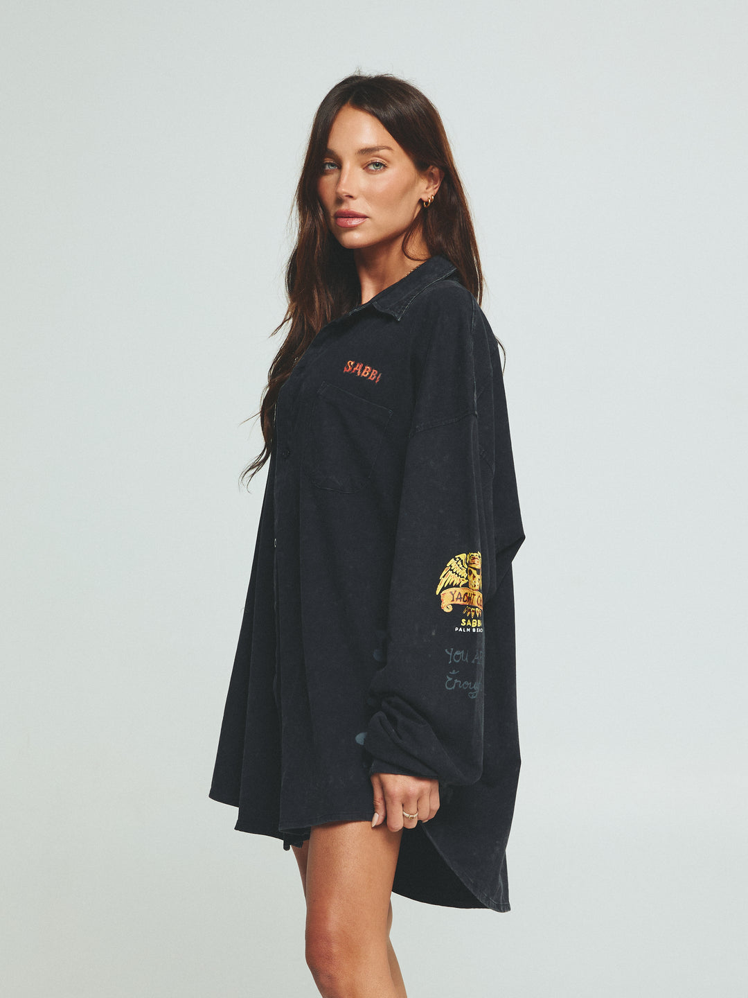 THE BE-YOUTIFUL RANCH SHIRT - BLACK