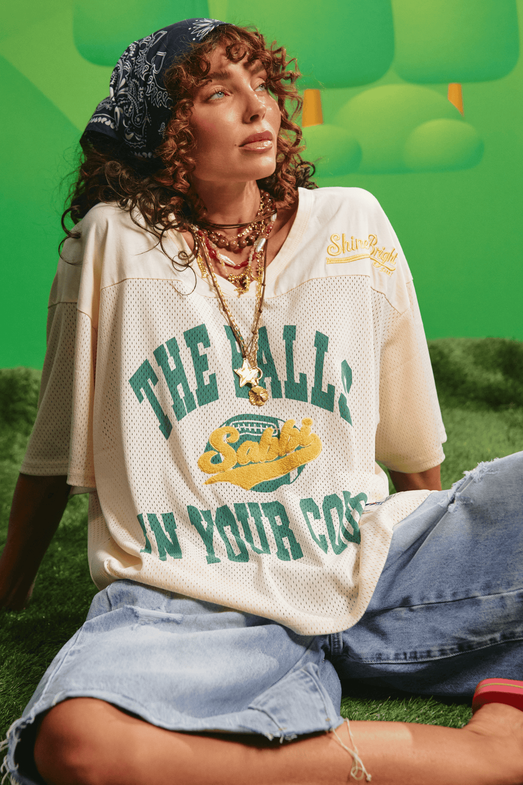 THE COURT SIDE MESH TEE