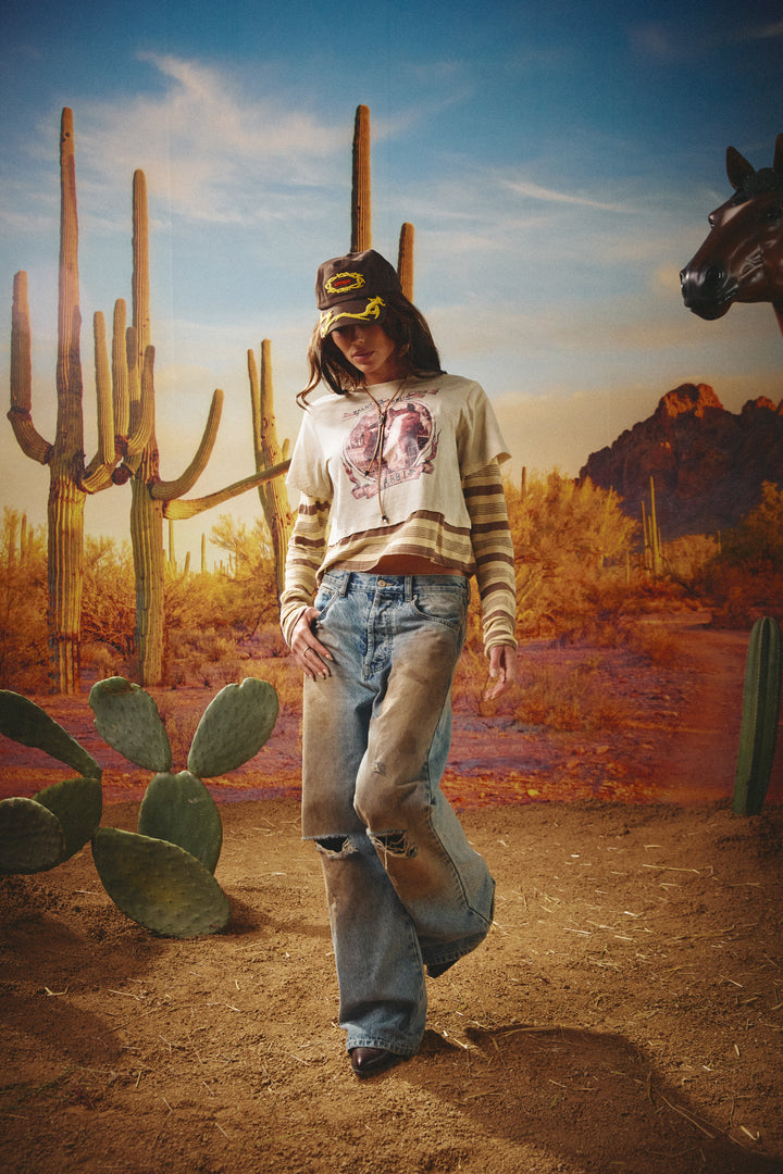 THE GIDDY UP JEANS - HIGH WAISTED