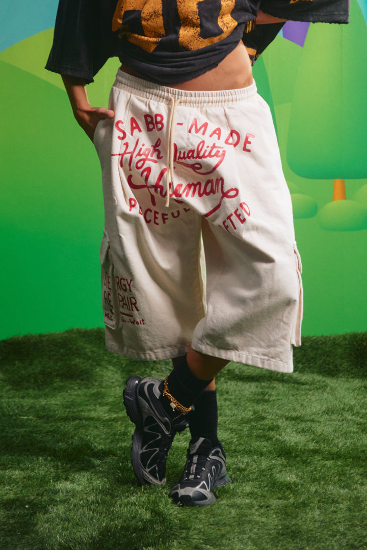 THE HIGH QUALITY HUMAN JORTS - CREAM