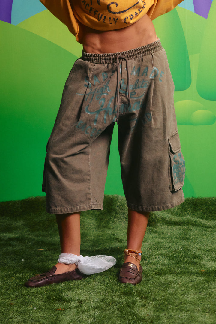 THE HIGH QUALITY HUMAN JORTS - KHAKI