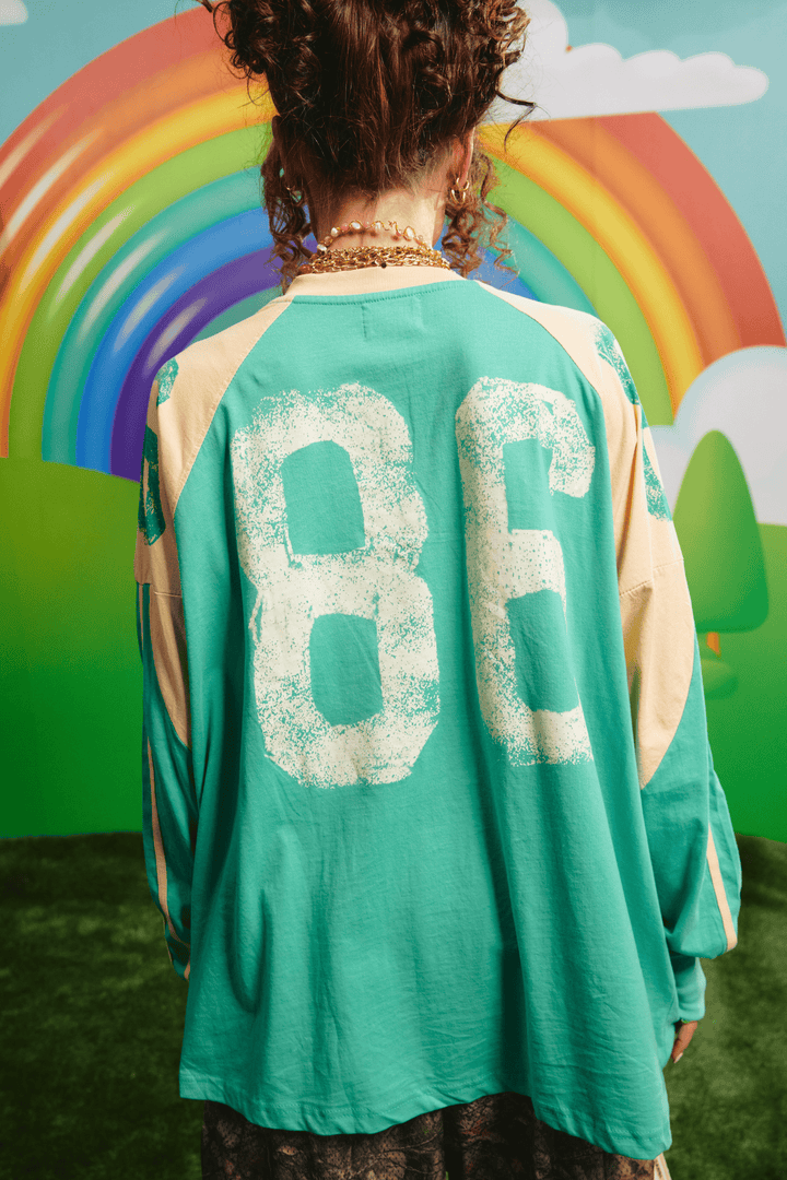 THE HIGH QUALITY HUMAN LONG SLEEVE TEE - GREEN