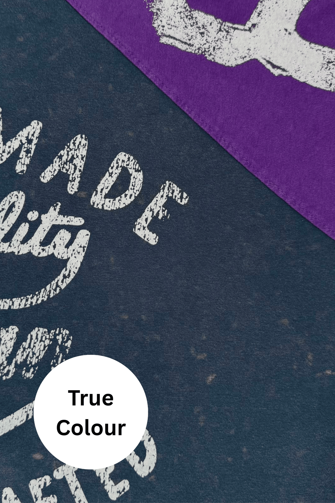 THE HIGH QUALITY HUMAN LONG SLEEVE TEE - PURPLE