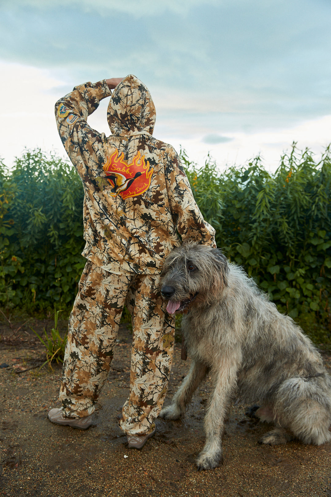 THE LUCKY DUCK CAMO ZIP HOODIE