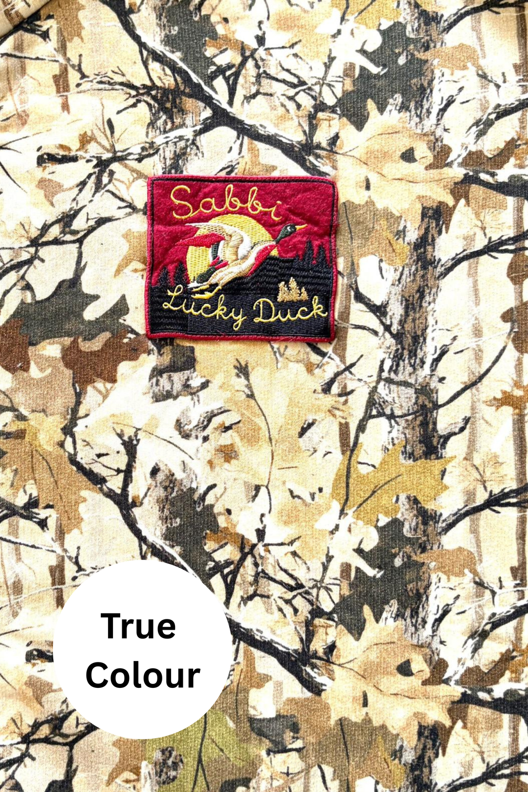 THE LUCKY DUCK CAMO ZIP HOODIE