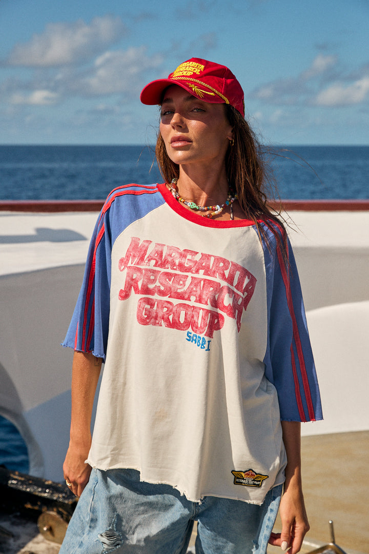 THE MARGIE RESEARCH GROUP TEE - ROYAL