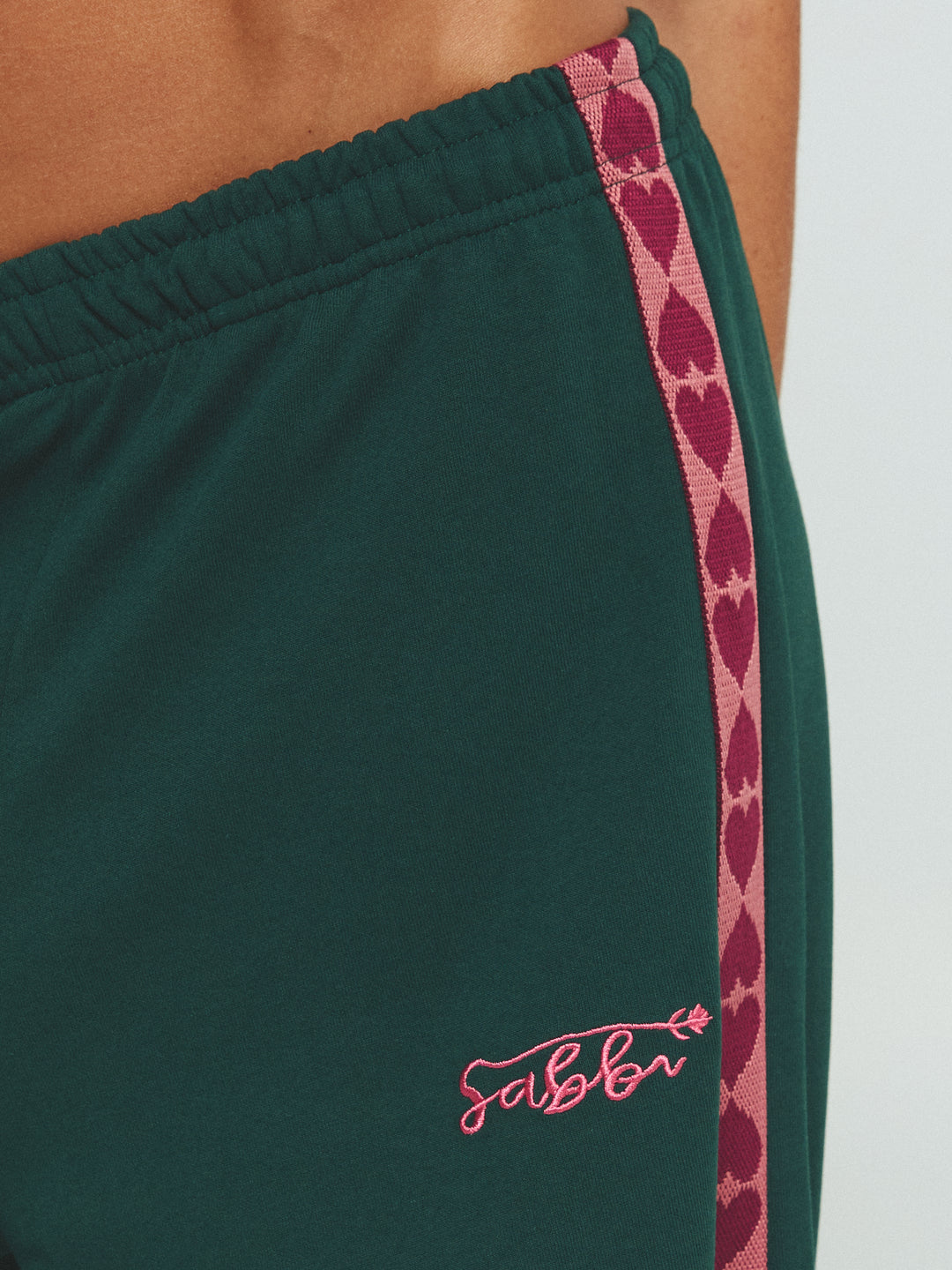 THE RAVING HEARTS PANTS - GREEN