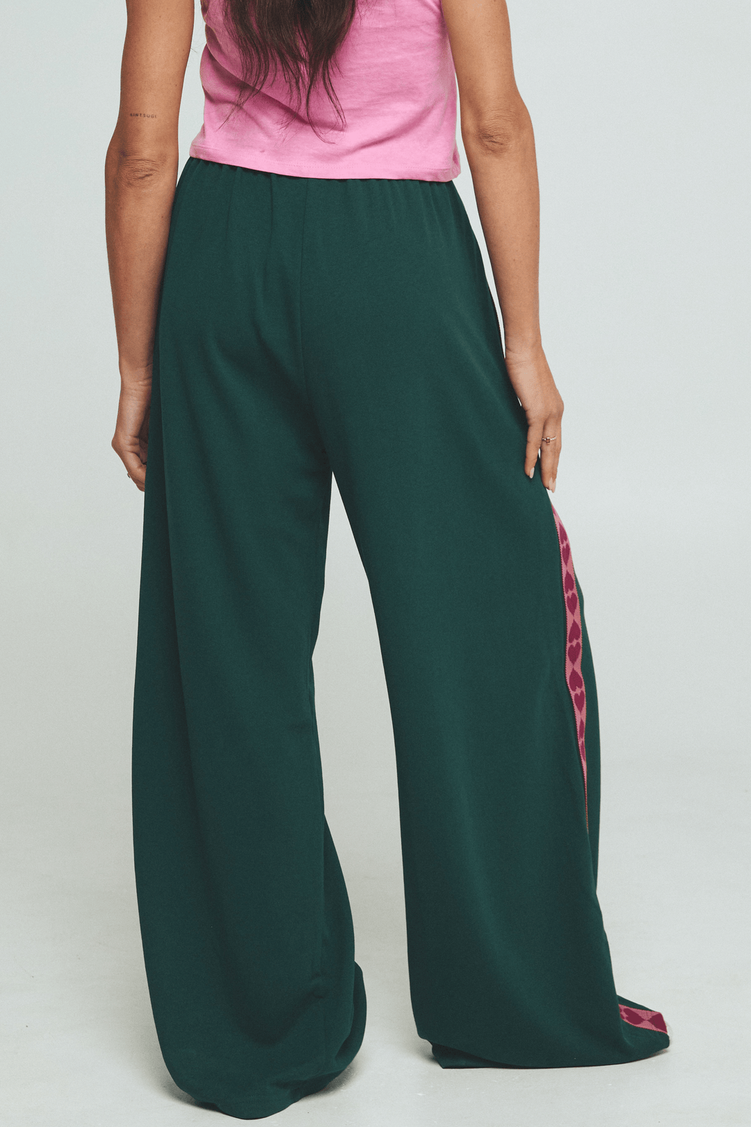 THE RAVING HEARTS PANTS - GREEN