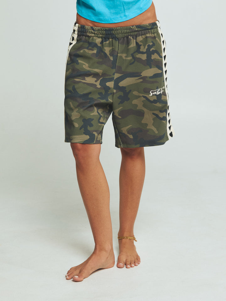 THE RAVING HEARTS SHORTS - CAMO