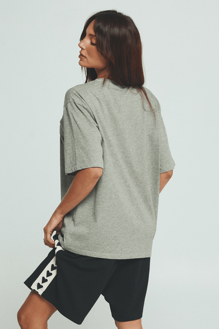 THE REGULAR FIT TEE - GREY MARLE