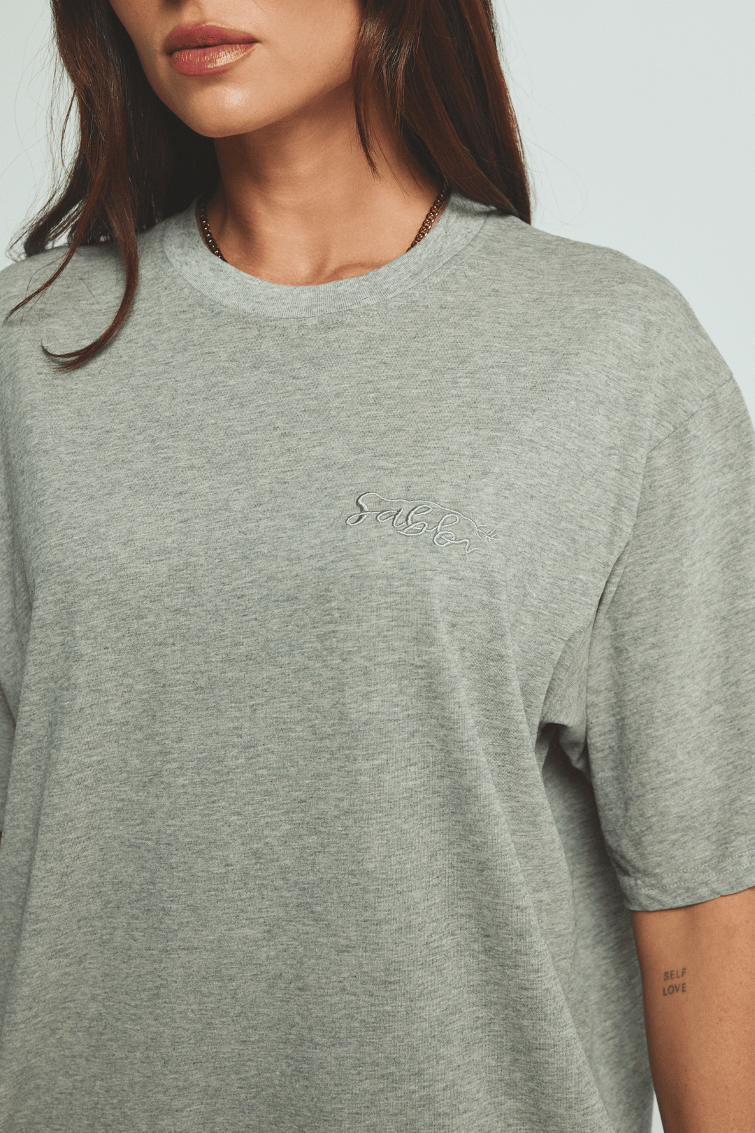 THE REGULAR FIT TEE - GREY MARLE