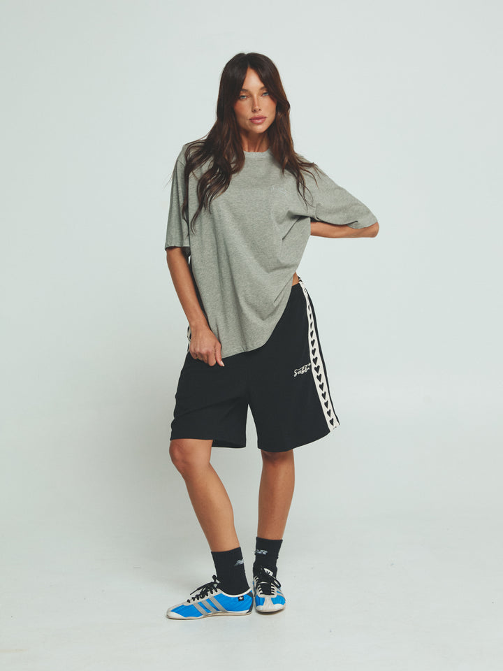 THE REGULAR FIT TEE - GREY MARLE
