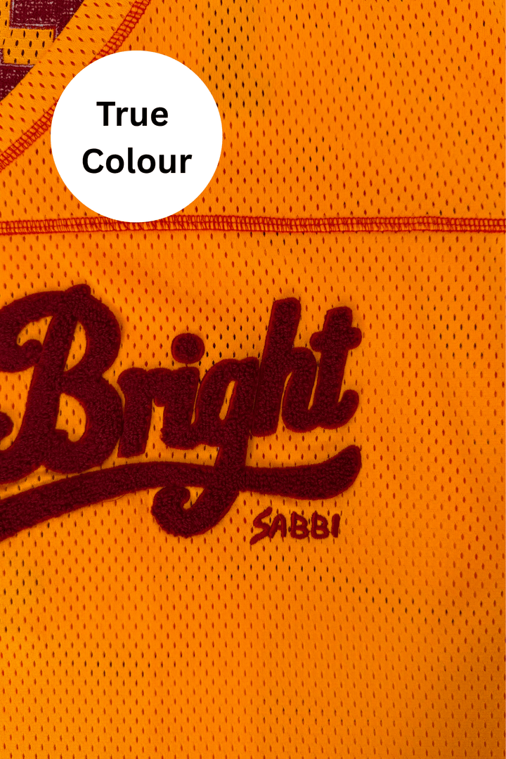 THE SHINE BRIGHT MESH TEE - YELLOW