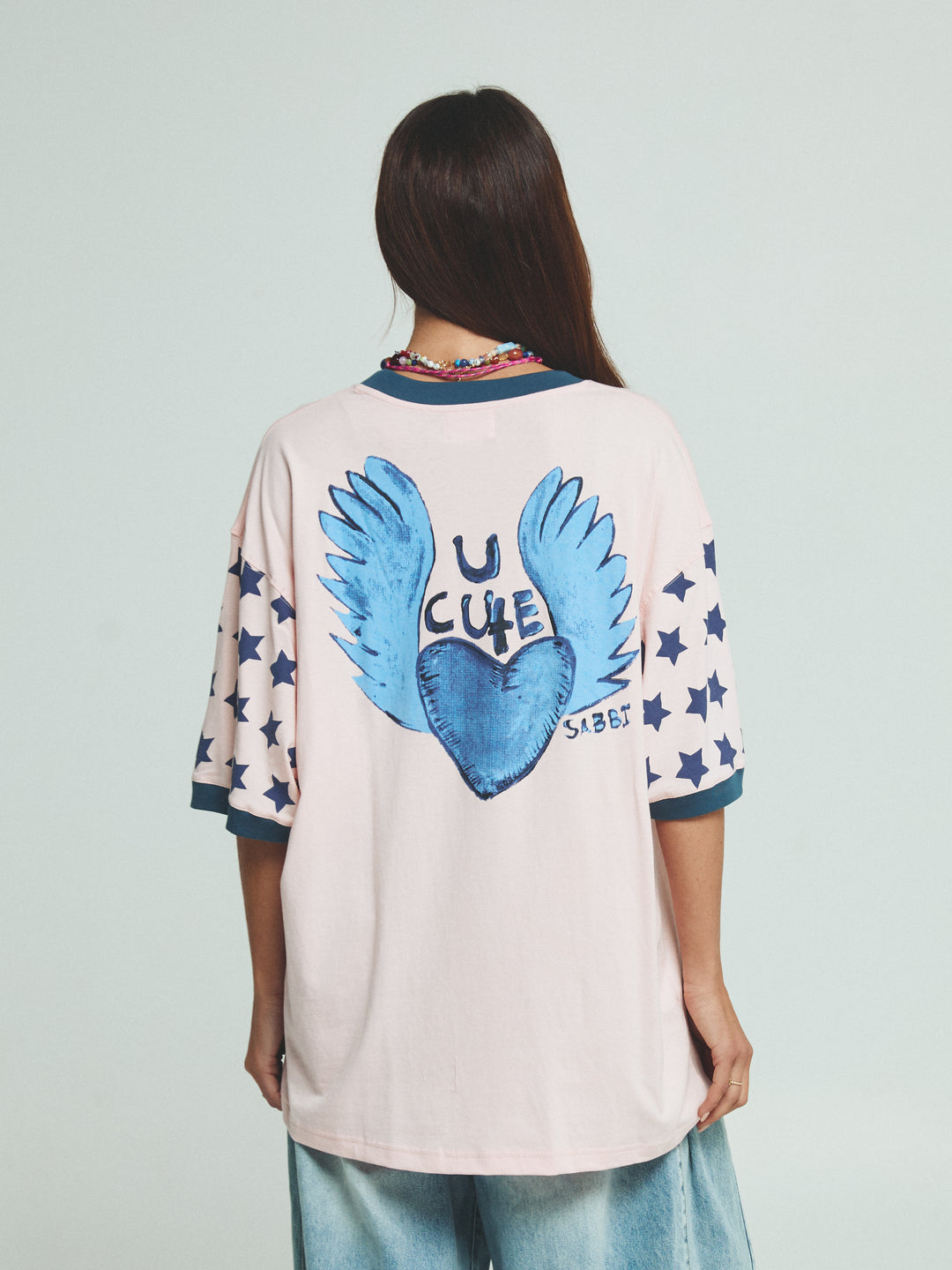 THE VERY OVERSIZED YOU CUTE TEE - PINK