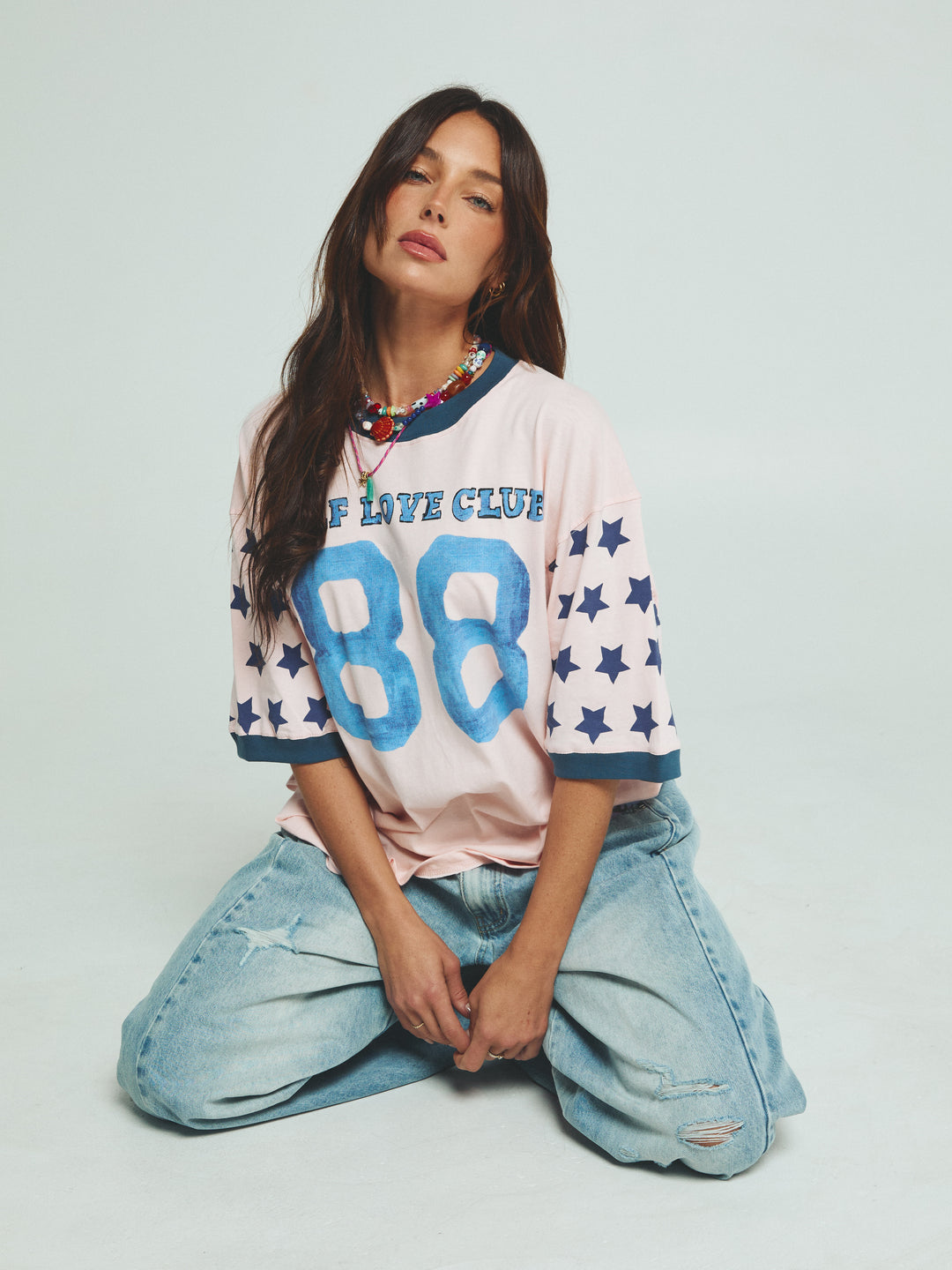THE VERY OVERSIZED YOU CUTE TEE - PINK