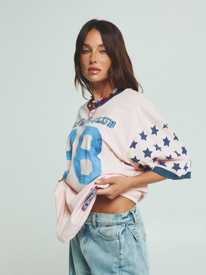 THE VERY OVERSIZED YOU CUTE TEE - PINK