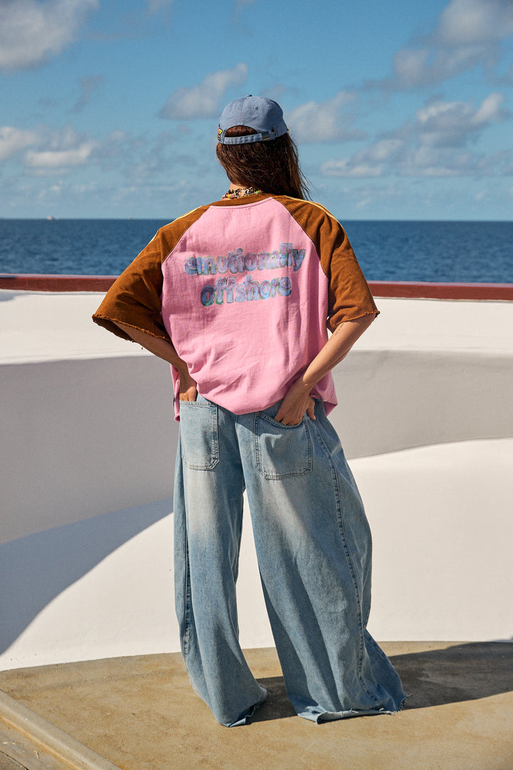 THE WIDE LEG DENIM JEAN - MID RISE